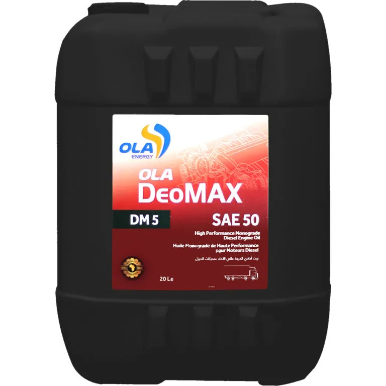 اولي انرجي تام اسود 20 لتر & ola deomax dm5 sae 50