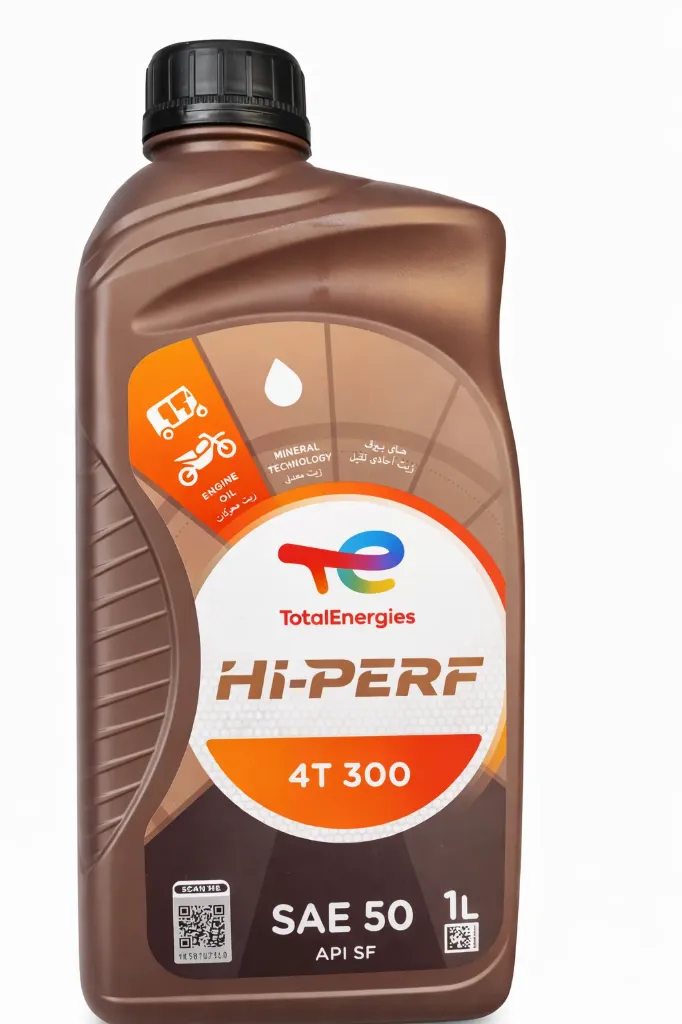 توتال 1 لتر % totalenergies hi-perf 4t 300 sae 50 api sf