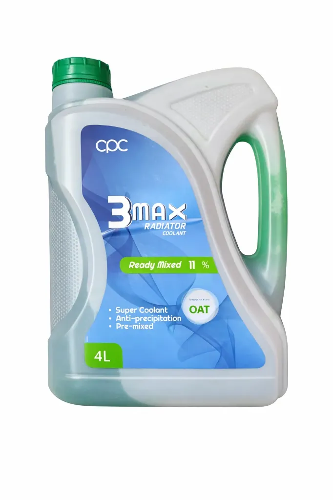 التعاون مياه اخضر 11% 4لتر & cpc 3max radiator coolant ready mixed 11% 4le